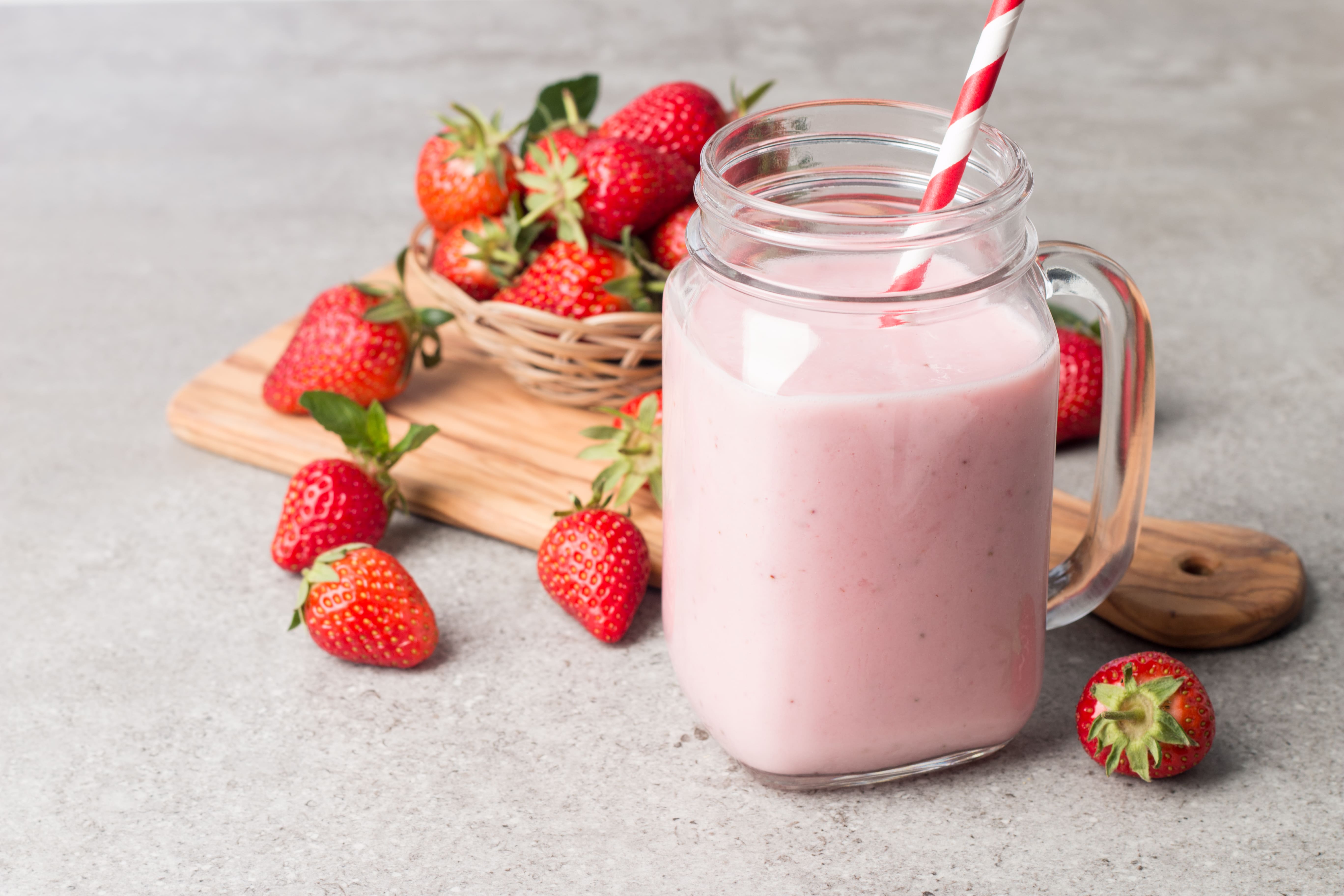 jugo de fresa